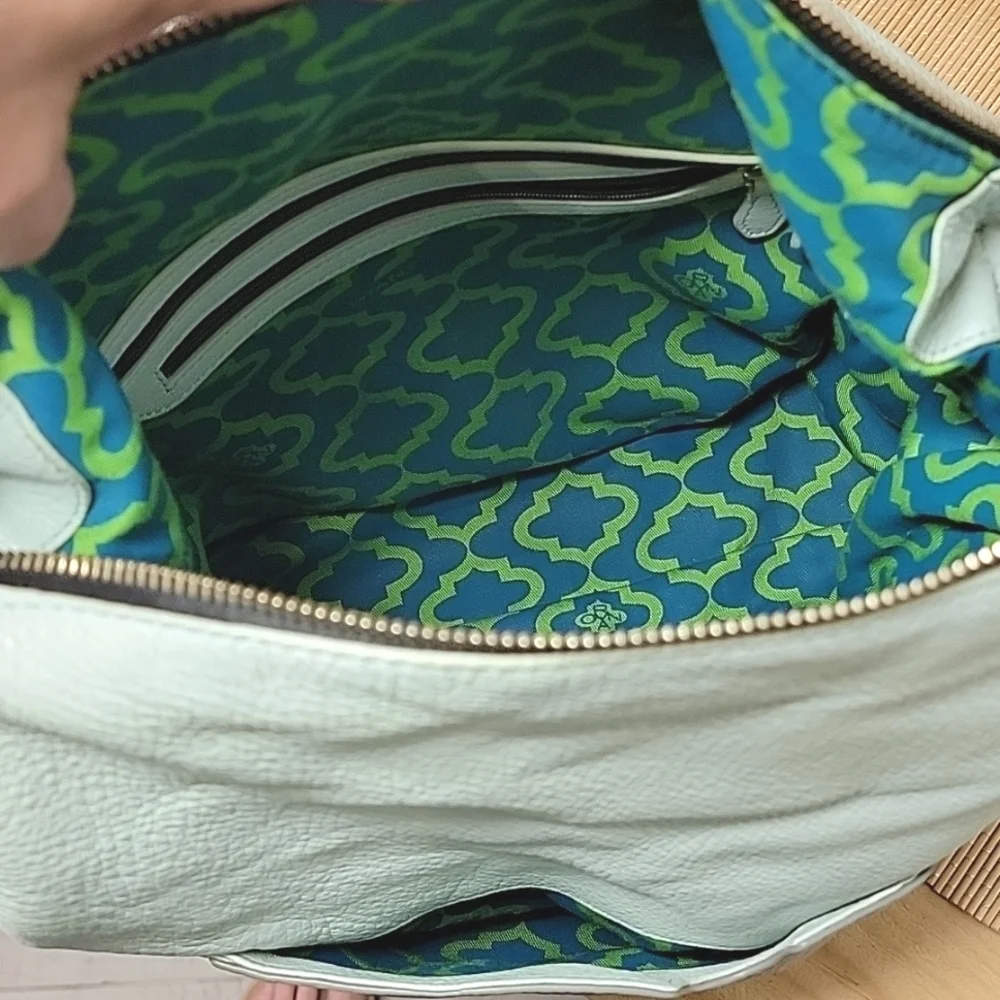 orYANY Mint Pebble Leather Hobo Bag